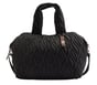 Quilted Gym Bag, BLACK, full image number 0