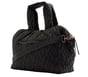 Quilted Gym Bag, BLACK, full image number 1