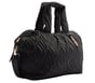 Quilted Gym Bag, BLACK, full image number 3