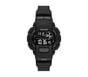 Front Button Black Watch, BLACK, full image number 0