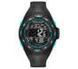 Digital Long Strap Watch, NOIR / TURQUOISE, full image number 0
