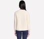 GO WALK Reflection Sweater Bomber, BLANC CASSÉ, full image number 1