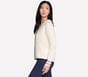 GO WALK Reflection Sweater Bomber, BLANC CASSÉ, full image number 2