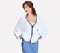 Court Classic Cardigan Sweater, BLANCA, full image number 3