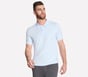 Signature Pima Polo, BLUE  /  SILVER, full image number 0
