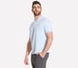 Signature Pima Polo, BLUE  /  SILVER, full image number 2