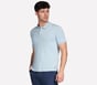 Signature Pima Polo, WHITE / BLUE, full image number 2