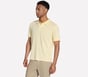 Signature Pima Polo, YELLOW / TURQUOISE, full image number 2