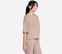 SKECHLUXE Elevate Tee, TAUPE / BROWN, full image number 2