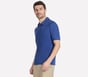 GO GOLF GO DRI All Day Stripe Polo, BLEU, full image number 2