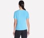 Pima V-Neck Tee, GRIS PIERRE / BLEU, full image number 1
