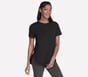 GO WALK Luxe Rib Tunic Tee, BLACK, full image number 0