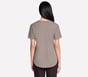GO WALK Luxe Rib Tunic Tee, TAUPE / BROWN, full image number 1