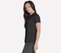 Short Sleeve On The Green Striped Polo, BLACK, full image number 2