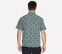The GO WALK Air Printed Short Sleeve Shirt, TAUPE / NATURAL, full image number 1