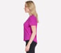 Stride Performance Tee, SILVER / PURPLE, full image number 2