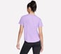 Stride Performance Tee, WHITE / LIGHT PURPLE, full image number 1
