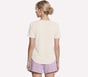 GO WALK Luxe Rib Tee, OFF WHITE / MAUVE, full image number 1