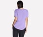 GO WALK Luxe Rib Tee, PURPLE / CORAL, full image number 1