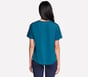 GO WALK Luxe Rib Tee, TEAL, full image number 1