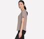 GO WALK Luxe Rib Tee, TAUPE / BROWN, full image number 2