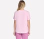 GO WALK Luxe Rib Tee, WHITE / GRAY, full image number 1