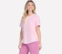 GO WALK Luxe Rib Tee, WHITE / GRAY, full image number 2