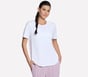GO WALK Luxe Rib Tee, WHITE, full image number 0