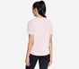 GO WALK Luxe Rib Tee, WHITE / PINK, full image number 1