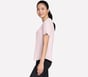 GO WALK Luxe Rib Tee, WHITE / PINK, full image number 2