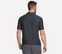 GO DRI All Day Printed Polo, BLACK / CHARCOAL, full image number 1