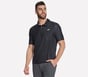 GO DRI All Day Printed Polo, BLACK / CHARCOAL, full image number 2