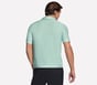 GO DRI All Day Printed Polo, LIME / BLUE, full image number 1