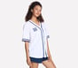 Street Baseball Jersey, WHITE, full image number 2
