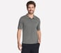 Skechers Off Duty Polo, GRIS ANTHRACITE, full image number 0