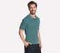 Skechers Off Duty Polo, GRIS PIERRE / OLIVE, full image number 2