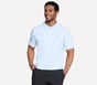 Off Duty Polo, WHITE / BLUE / ORANGE, full image number 0