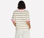 Britto: Hearts Striped Ringer Tee, OFF WHITE, full image number 1