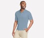 Skechers Off Duty Polo, BLAU / VIOLETT, full image number 2