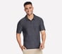 GO DRI All Day Polo, SCHWARZ / GRAU, full image number 0