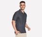 GO DRI All Day Polo, SCHWARZ / GRAU, full image number 2
