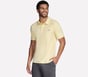 GO DRI All Day Polo, YELLOW / TURQUOISE, full image number 0