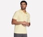 GO DRI All Day Polo, YELLOW / TURQUOISE, full image number 3