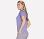 GO DRI SWIFT Tee, PURPLE / LIGHT BLUE, full image number 2