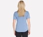 GO DRI Swift Tee, BLANC / BLEU, full image number 1