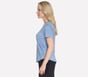 GO DRI Swift Tee, BLANC / BLEU, full image number 2