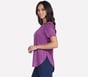 GO DRI Swift Tunic Tee, NOIR / FUCHSIA, full image number 2