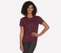 GO DRI Swift Tunic Tee, BURGUNDY / PINK, full image number 0