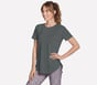 GO DRI Swift Tunic Tee, GREEN / BLACK, full image number 2