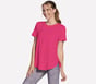 GO DRI Swift Tunic Tee, HOT PINK / BLUE, full image number 2